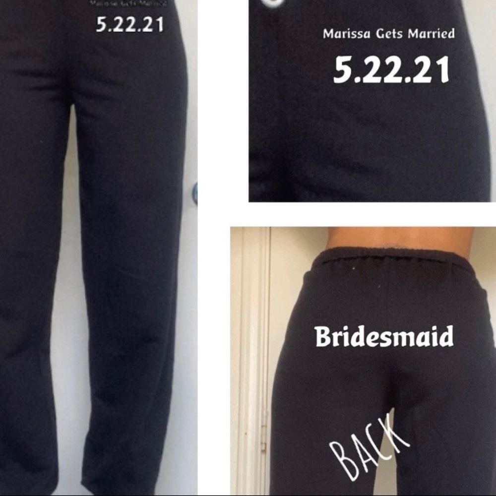 Customized bridesmaid pants